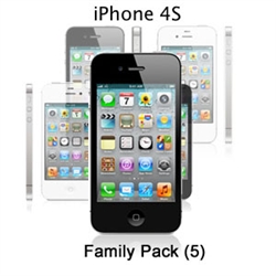 iPhone 4/4S, five-unit pack